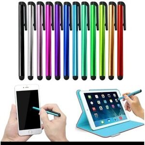 40 pcs Touch Screen SILVER Stylus Pens For IPad Air Mini iPhone Samsung Tablet